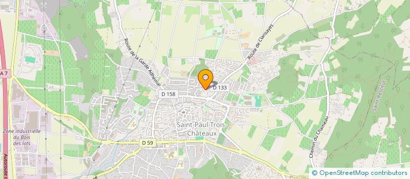 localisation de l'entreprise COLLEGE JEAN PERRIN  SAINT-PAUL-TROIS-CHATEAUX