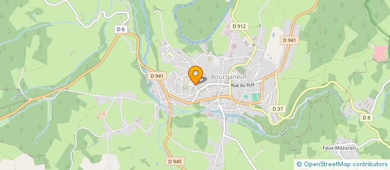 localisation de l'entreprise COLLEGE JEAN PICART LE DOUX à BOURGANEUF