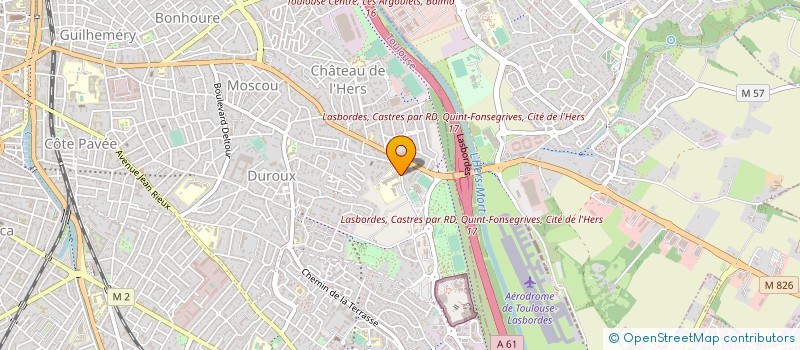 localisation de l'entreprise COLLEGE JEAN PIERRE VERNANT à TOULOUSE