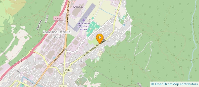 localisation de l'entreprise COLLEGE JEAN ROSTAND à ARBENT