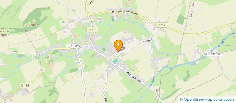 localisation de l'entreprise COLLEGE JEAN ROSTAND  LICQUES