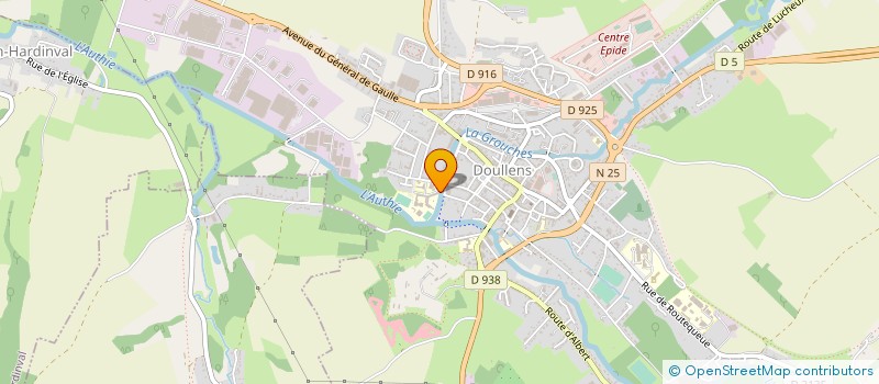 localisation de l'entreprise COLLEGE JEAN ROSTAND à DOULLENS
