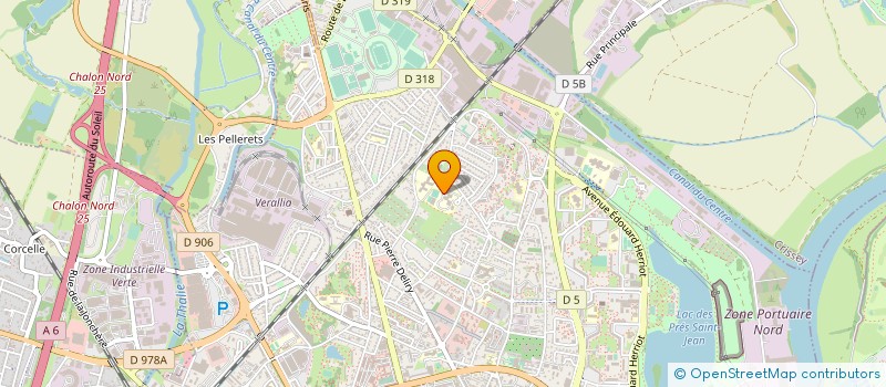 localisation de l'entreprise COLLEGE JEAN VILAR à CHALON-SUR-SAONE