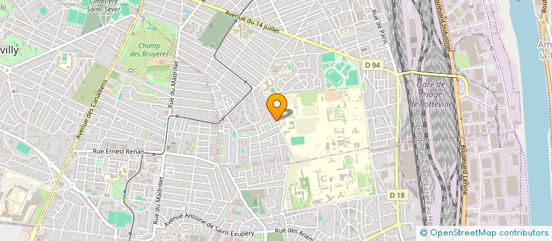 localisation de l'entreprise COLLEGE JEAN ZAY  SOTTEVILLE-LES-ROUEN