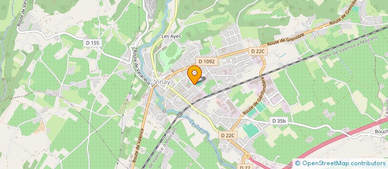 localisation de l'entreprise COLLEGE JOSEPH CHASSIGNEUX  VINAY