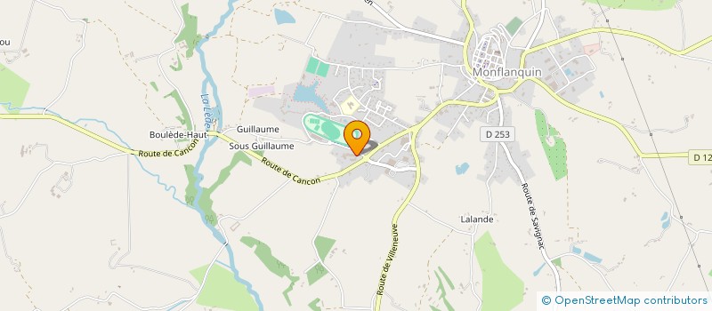 localisation de l'entreprise COLLEGE JOSEPH KESSEL  MONFLANQUIN