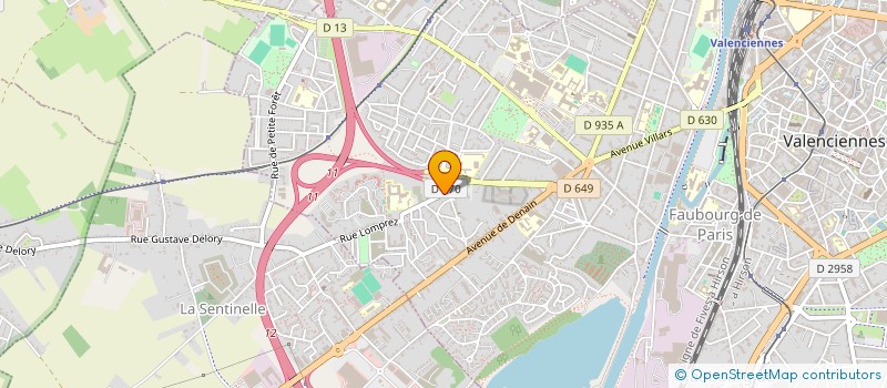 localisation de l'entreprise COLLEGE JOSEPHINE BAKER  VALENCIENNES