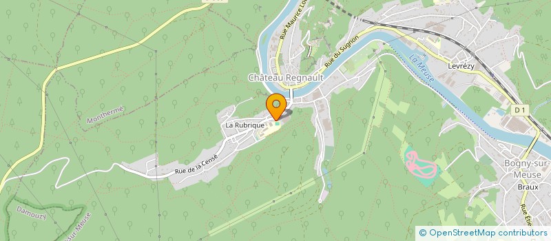 localisation de l'entreprise COLLEGE JULES FERRY  BOGNY-SUR-MEUSE