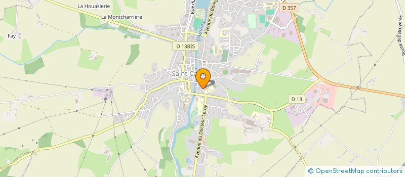 localisation de l'entreprise COLLEGE JULES FERRY  SAINT-CALAIS