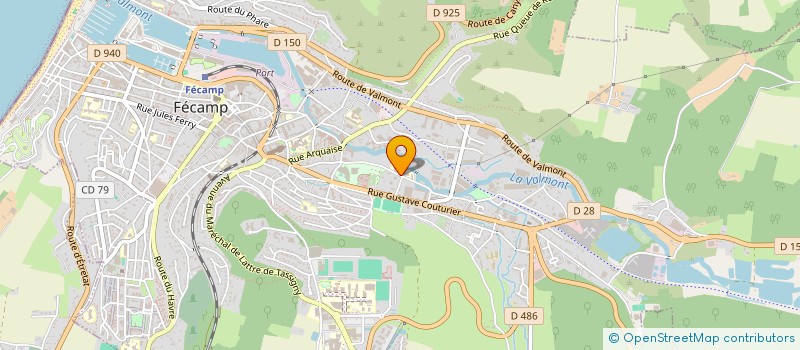 localisation de l'entreprise COLLEGE JULES FERRY  FECAMP