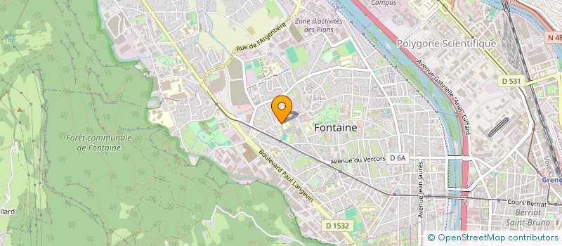 localisation de l'entreprise COLLEGE JULES VALLES  FONTAINE