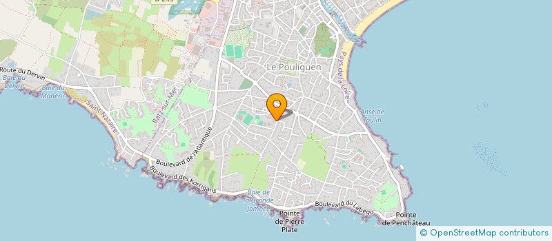 localisation de l'entreprise COLLEGE JULES VERNE à LE POULIGUEN