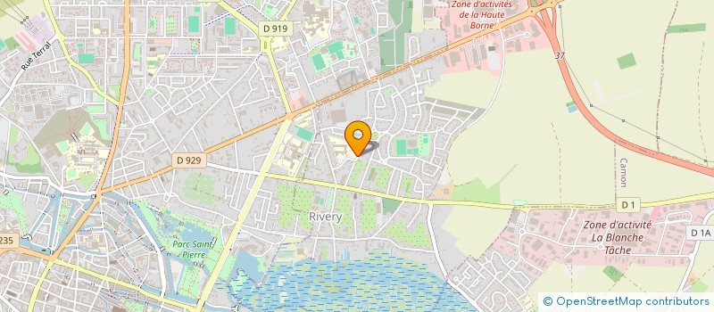 localisation de l'entreprise COLLEGE JULES VERNE  RIVERY