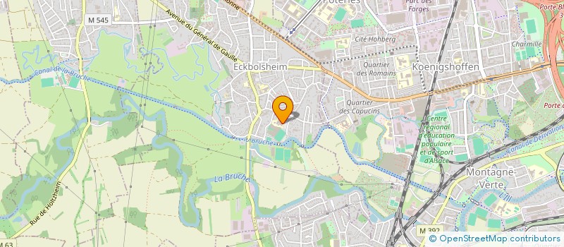 localisation de l'entreprise COLLEGE KATIA ET MAURICE KRAFFT  ECKBOLSHEIM