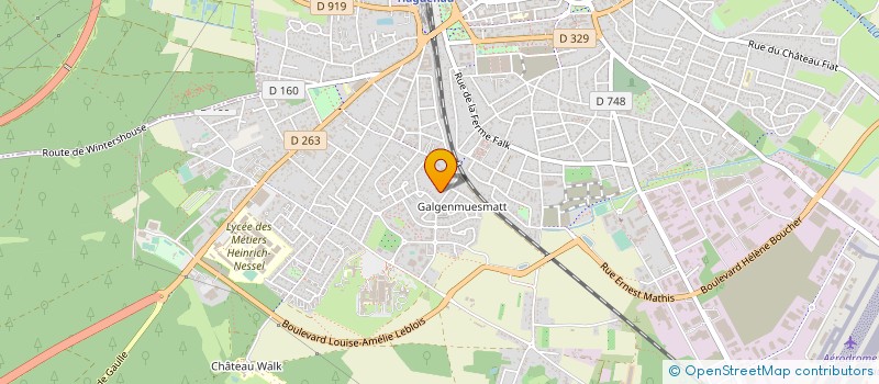 localisation de l'entreprise COLLEGE KLEBER  HAGUENAU