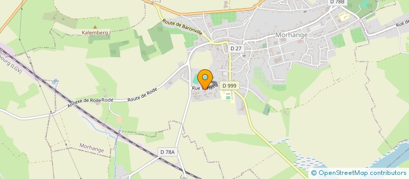 localisation de l'entreprise COLLEGE L'ARBORETUM  MORHANGE