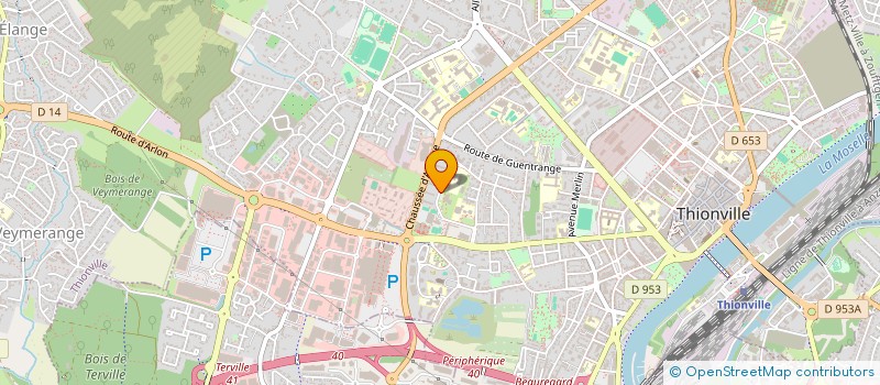 localisation de l'entreprise COLLEGE LA MILLIAIRE  THIONVILLE