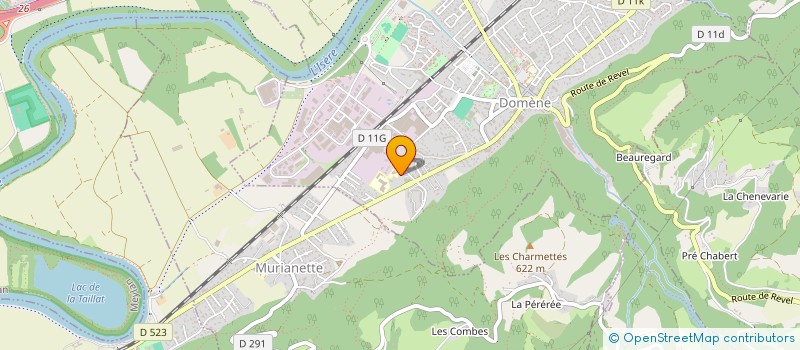 localisation de l'entreprise COLLEGE LA MOULINIERE  DOMENE