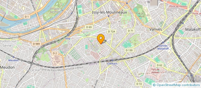 localisation de l'entreprise COLLEGE LA PAIX à ISSY-LES-MOULINEAUX