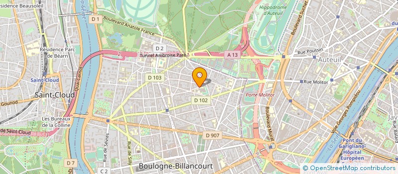 localisation de l'entreprise COLLEGE LANDOWSKI à BOULOGNE-BILLANCOURT