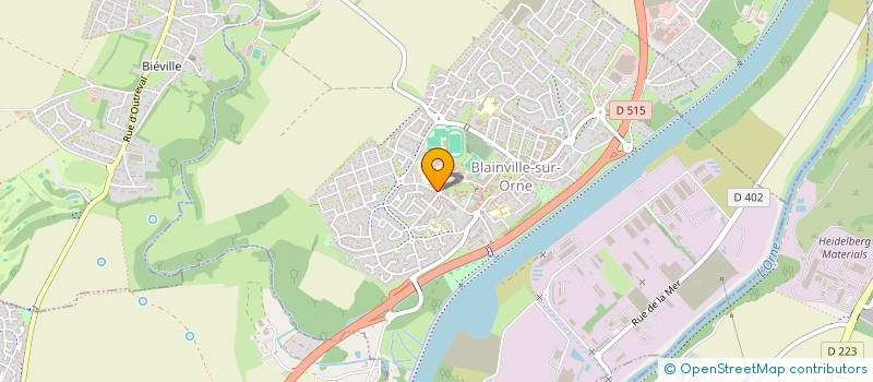 localisation de l'entreprise COLLEGE LANGEVIN WALLON  BLAINVILLE-SUR-ORNE