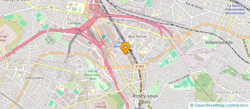 localisation de l'entreprise COLLEGE LANGEVIN WALLON à ROSNY-SOUS-BOIS