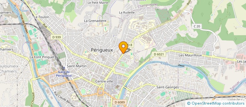 localisation de l'entreprise COLLEGE LAURE GATET  PERIGUEUX