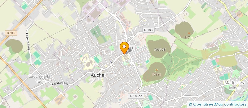 localisation de l'entreprise COLLEGE LAVOISIER  AUCHEL