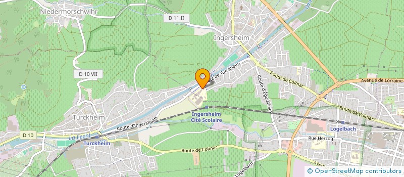 localisation de l'entreprise COLLEGE LAZARE DE SCHWENDI  INGERSHEIM