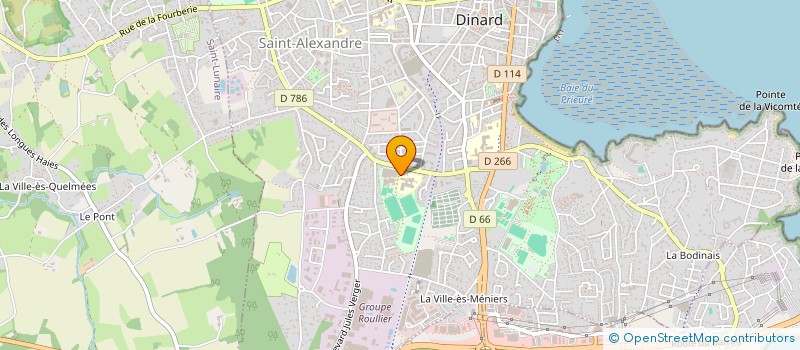 localisation de l'entreprise COLLEGE LE BOCAGE  DINARD