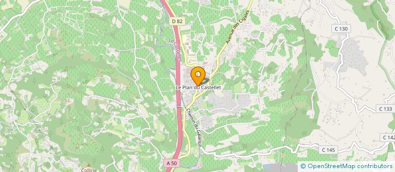 localisation de l'entreprise COLLEGE LE CASTELLET  LE CASTELLET