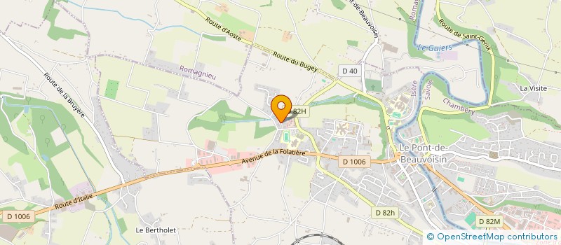 localisation de l'entreprise COLLEGE LE GUILLON  LE PONT-DE-BEAUVOISIN