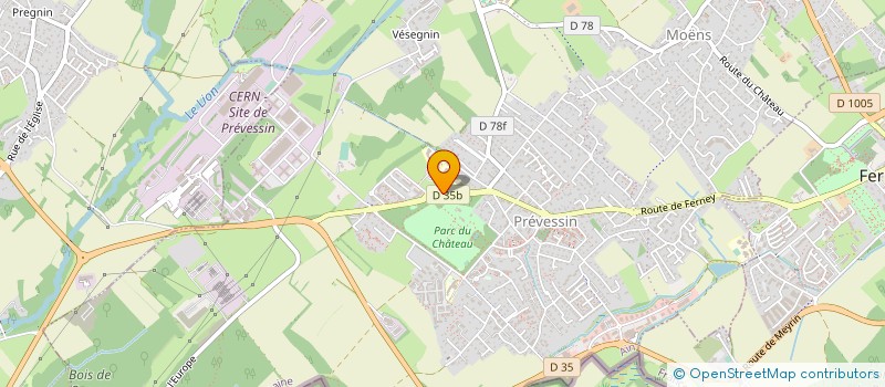 localisation de l'entreprise COLLEGE LE JORAN à PREVESSIN-MOENS