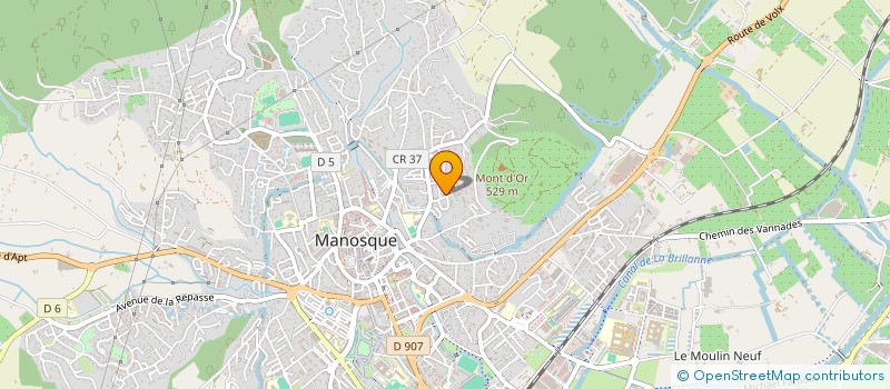 localisation de l'entreprise COLLEGE LE MONT D'OR à MANOSQUE