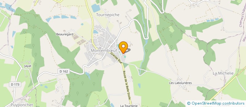 localisation de l'entreprise COLLEGE LE PETIT MAIRAT à MONTEMBŒUF