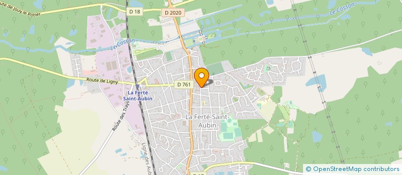 localisation de l'entreprise COLLEGE LE PRE DES ROIS à LA FERTE-SAINT-AUBIN
