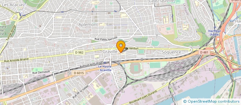 localisation de l'entreprise COLLEGE LEO LAGRANGE  LE HAVRE