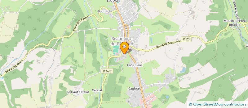 localisation de l'entreprise COLLEGE LEO TESTUT à BEAUMONTOIS EN PERIGORD