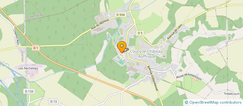 localisation de l'entreprise COLLEGE LEON DROUSSENT à COUCY-LE-CHATEAU-AUFFRIQUE