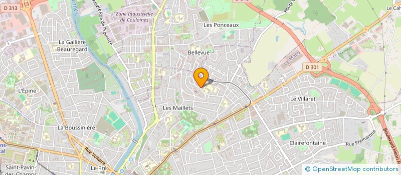 localisation de l'entreprise COLLEGE LEON TOLSTOI  LE MANS