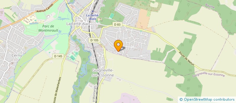 localisation de l'entreprise COLLEGE LEONARD DE VINCI  GUIGNEVILLE-SUR-ESSONNE