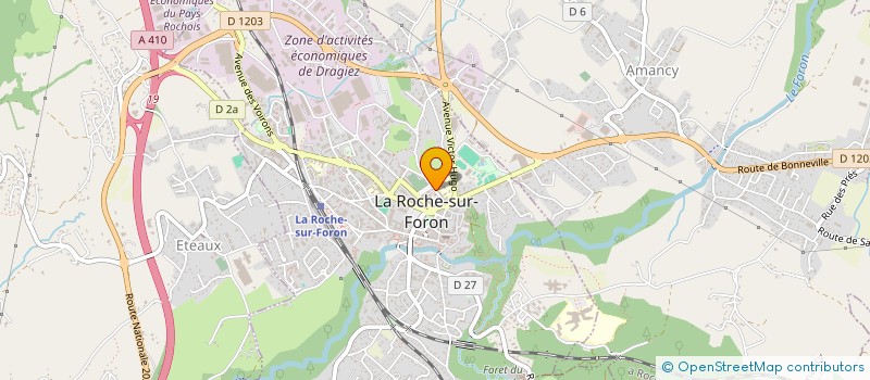 localisation de l'entreprise COLLEGE LES ALLOBROGES  LA ROCHE-SUR-FORON