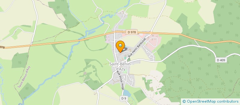 localisation de l'entreprise COLLEGE LES AMOGNES  SAINT-BENIN-D'AZY