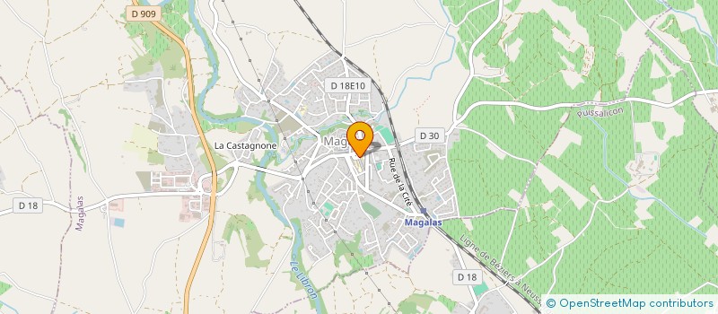 localisation de l'entreprise COLLEGE LES ARBOURYS à MAGALAS