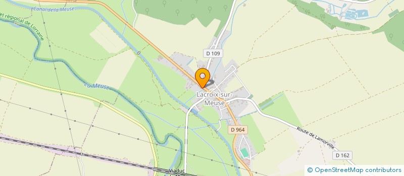 localisation de l'entreprise COLLEGE LES AVRILS  SAINT-MIHIEL