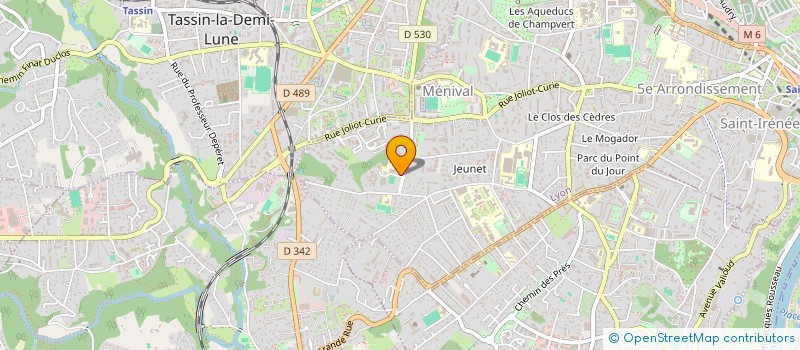 localisation de l'entreprise COLLEGE LES BATTIERES  LYON