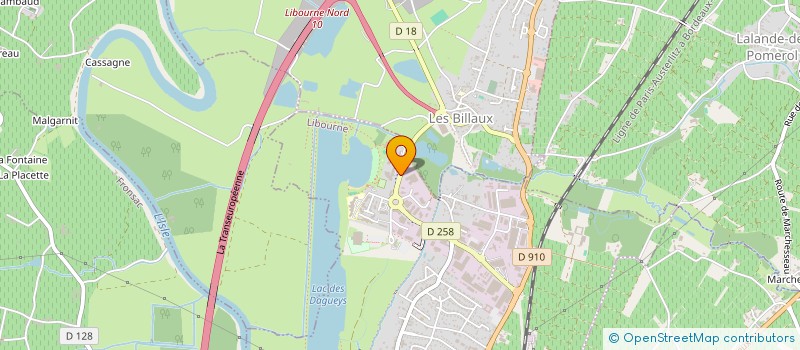localisation de l'entreprise COLLEGE LES DAGUEYS à LIBOURNE