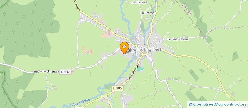 localisation de l'entreprise COLLEGE LES DEUX RIVIERES à MOULINS-ENGILBERT