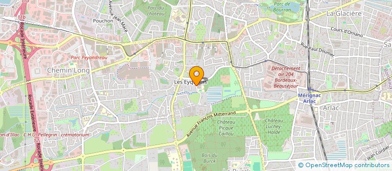 localisation de l'entreprise COLLEGE LES EYQUEMS  MERIGNAC