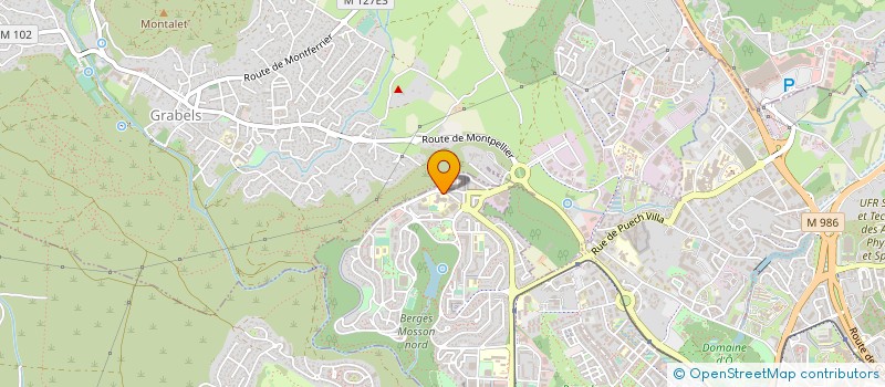 localisation de l'entreprise COLLEGE LES GARRIGUES à MONTPELLIER
